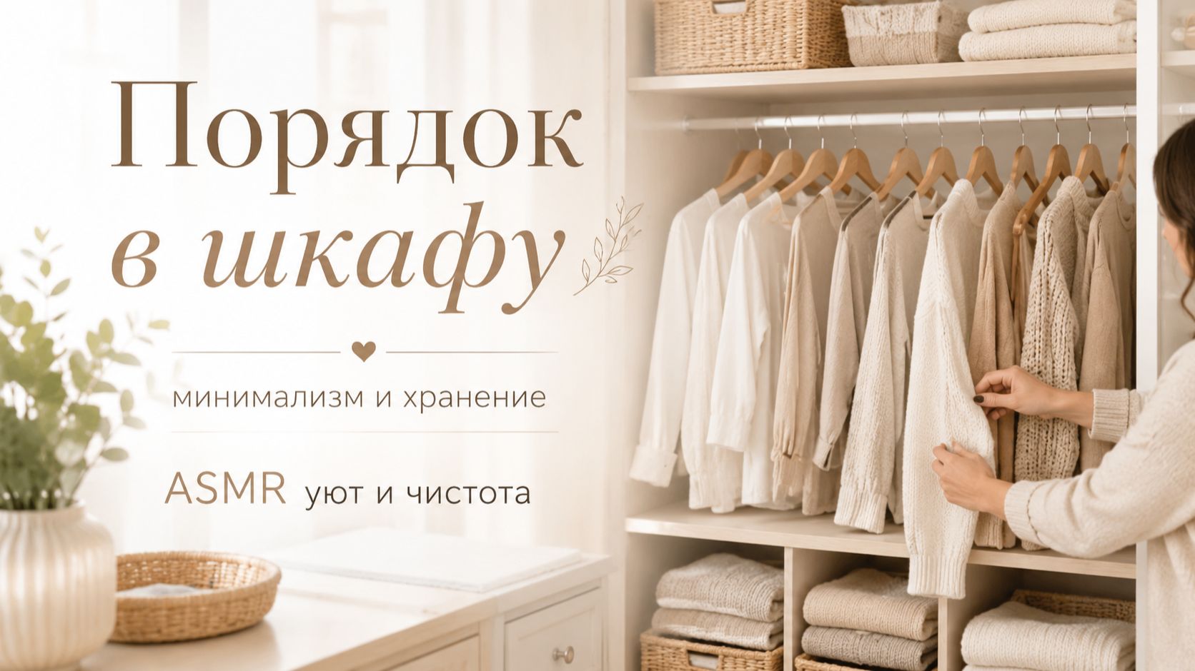 Навожу порядок в шкафу: минимализм, хранение и спокойная уборка