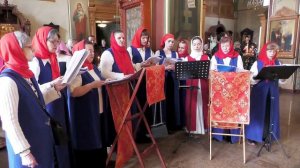 Ипакои (Предварившия утро) и Кондак (Аще и во гроб) Пасхи. Греческий р. в г. м. Иулиании (Денисовой)