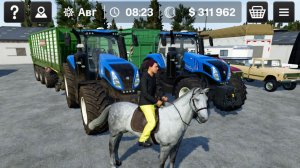 Farming Simulator 26 Кормление Лошадей