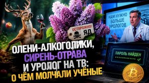 Сирень-убийца, пьяный олень и уролог про НЛО: майский безумный дайджест новостей