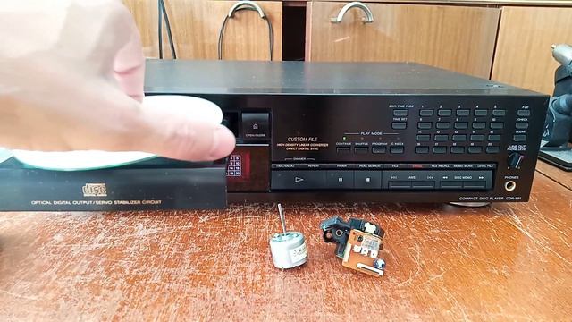 SONY CDP-991 Ремонт, профилактика, проверка. смотреть онлайн