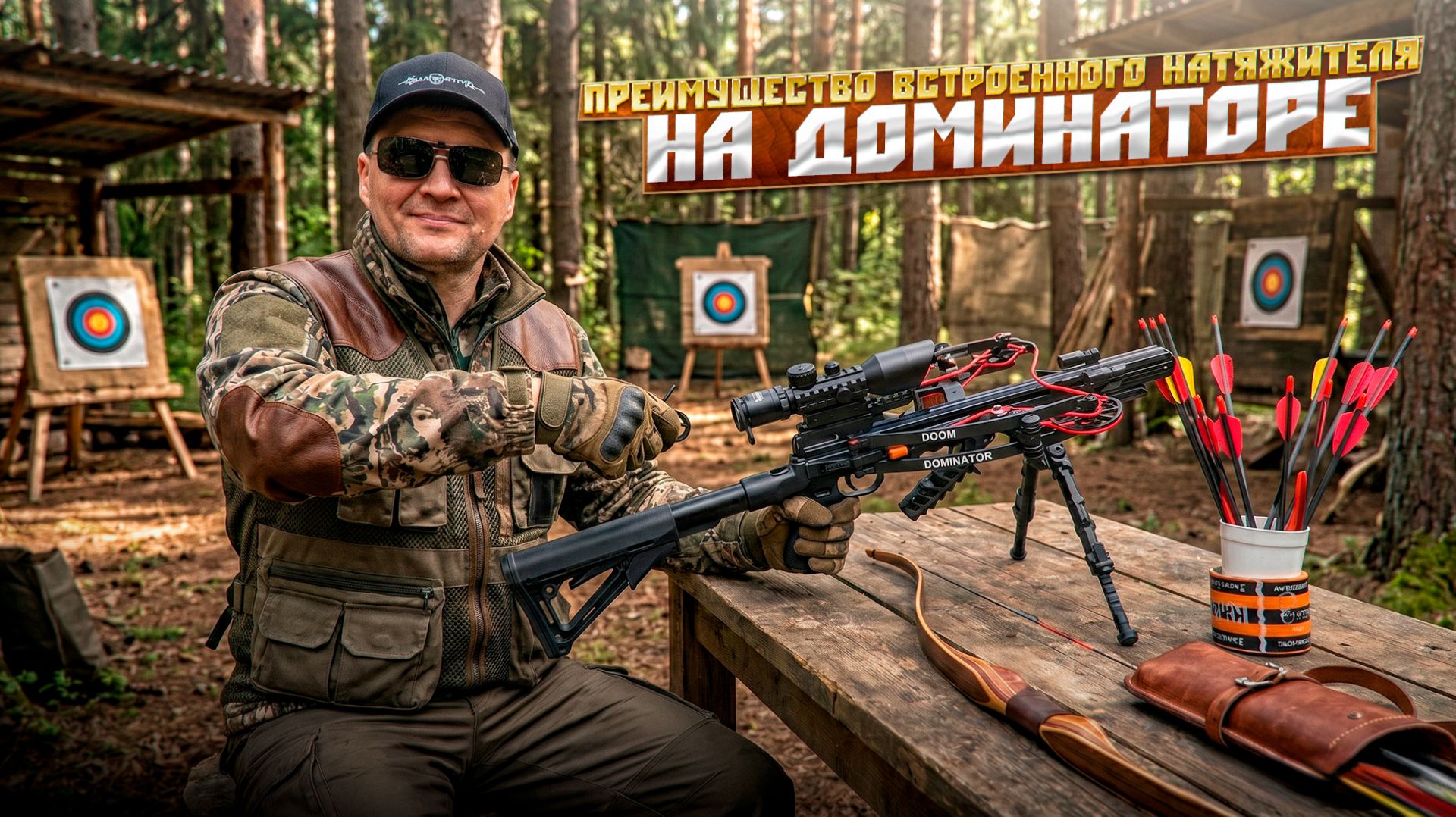 Преимущество встроенного натяжителя или почему BearHunter Doom Dominator - лучший арбалет