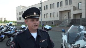 На дорогах Татарстана начал свою работу полицейский мотопатруль
