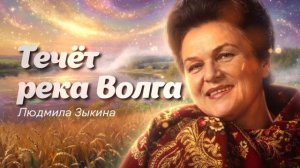 Течёт река Волга — AI версия | Памяти Людмилы Зыкиной, золотой голос России #зыкина #волга