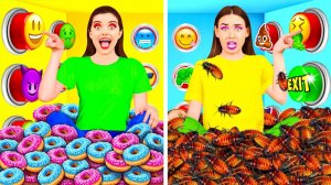 1000 загадочных кнопок и только одна тебя спасет Челлендж #5 от BooBoom Challenge
