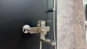 Смеситель для ванны MAGNUS М9226 из нержавеющей стали, сатин