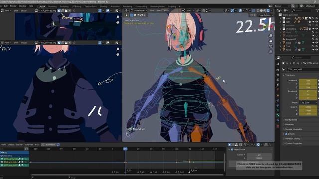 Coloso - A to Z of NPR Animation in Blender 16-5. Modeling & Rigging Practice - Body 4