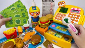 Набор для приготовления гамбургеров и Кассовый аппарат 🍔💵 Распаковка Обзор ярких игрушек! Мультики
