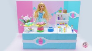 Вау! 👧🧁 Мы сделали самое милое кукольное кафе ✨