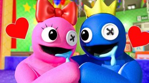 ХАГГИ ВАГГИ - БЕЗОТВЕТНАЯ ЛЮБОВЬ!   Poppy Playtime Rainbow Friends - Анимации на русском