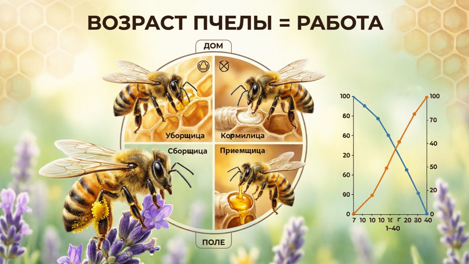 Роль возраста пчел: Секреты улья от профессора Кашковского