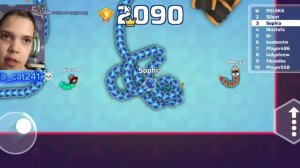 Играю в Snake.io