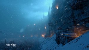 Cyberpunk Snowstorm ☢️ Ambient Soundscape of a Dystopian Post-Earth World