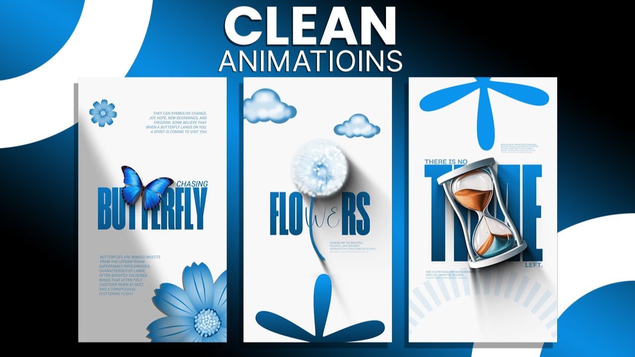 Minimalist Reels Editing in After Effects Full Tutorial + Free Project File смотреть онлайн