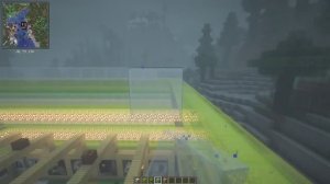 прячусь от дождя в майнкрафте