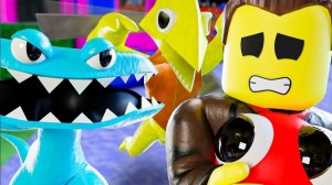 ЗЛАЯ СУЩНОСТЬ ЦИАНОВОЙ!   Rainbow Friends 2 & Garten Of Ban Ban 4 - Анимации на русском