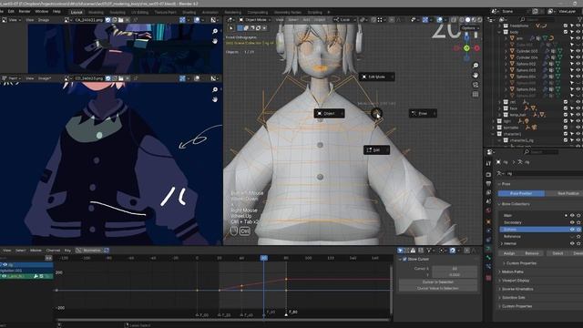 Coloso - A to Z of NPR Animation in Blender 15-5. Modeling & Rigging Practice - Body 3