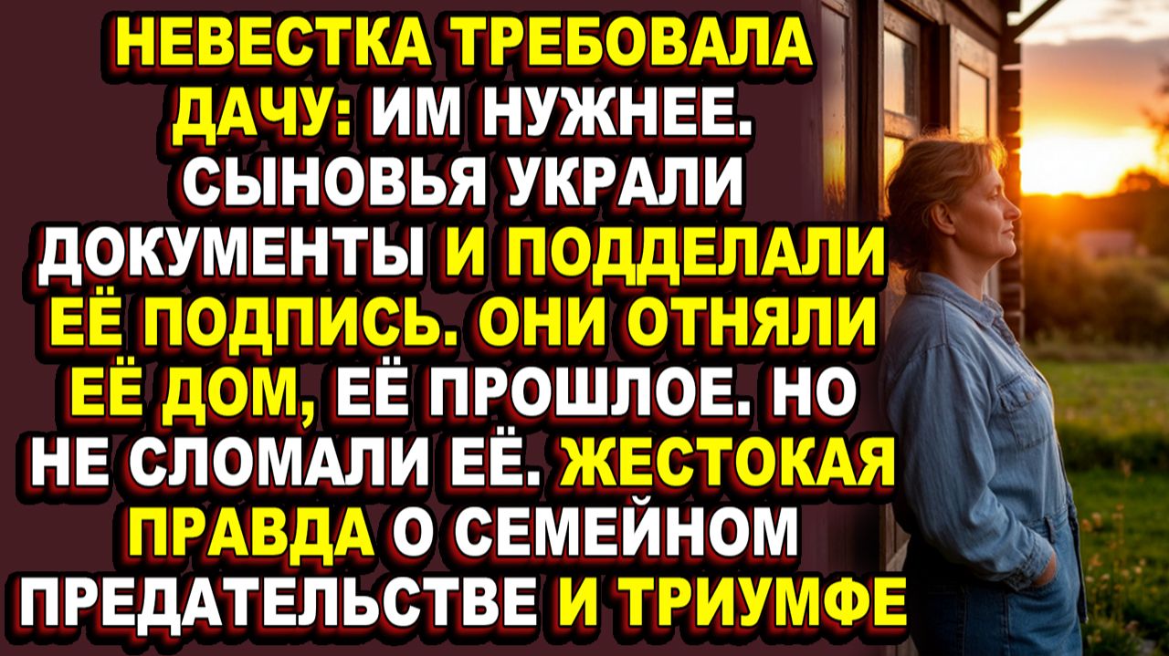Истории из жизни|Она потеряла дом, доверие и иллюзии о своих детях, но обрела себя|Аудио рассказы