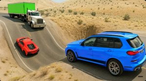 #5: Автомобили против гигантского провала в BeamNG Drive!