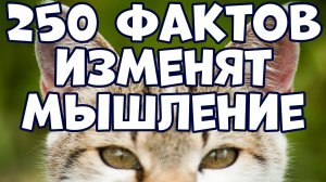 250 НЕВЕРОЯТНЫХ ФАКТОВ, КОТОРЫЕ ИЗМЕНЯТ ВАШЕ МЫШЛЕНИЕ
