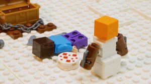 Защита деревни против мародёров самый надёжный форт — LEGO Minecraft Stop Motion Мультфильм