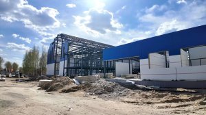 В Нягани возводят первый в Югре модульный плавательный бассейн