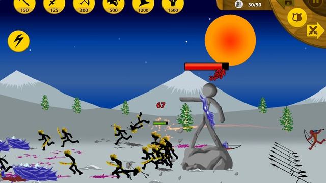 Stick War Legacy, миссия 456 ( insane, без баффов, без скинов)