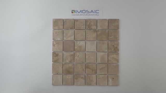 Мозаика TRAVERTINE BEIGE MAT 48x48 смотреть онлайн
