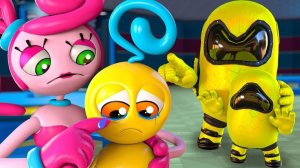 AMONG US 3D - ДВОЙНОЕ ДНО!   Among Us Poppy Playtime - Анимации на русском