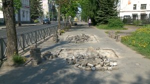 (Рыбинск-40) ОБНОВЛЕНИЕ ТРОТУАРОВ