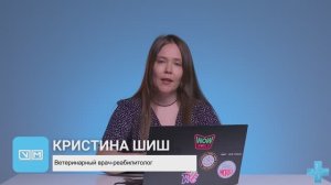 Ветеринарная реабилитация. Вебинар Кристины Шиш