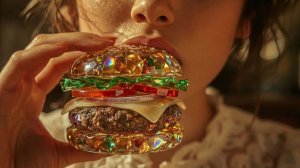 🍔✨ Готовим СТЕКЛЯННЫЙ Гамбургер. АСМР 💎 рецепт гамбургера из стекла. Готовка. Кино. Мультик