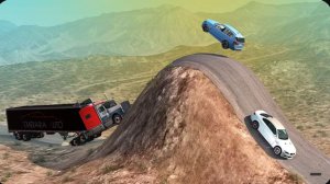 Автомобили против гигантской выпуклости — BeamNG Drive — 🔥 ULTIMATE Edition: Компиляция