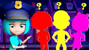 Песенка про Щекотка Девочка Полицейский # Tickle PoliceGirl # Lights Kids Детские Песни