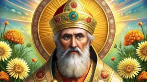 Никола - заступник и помощник. Красивая музыкальная открытка.
