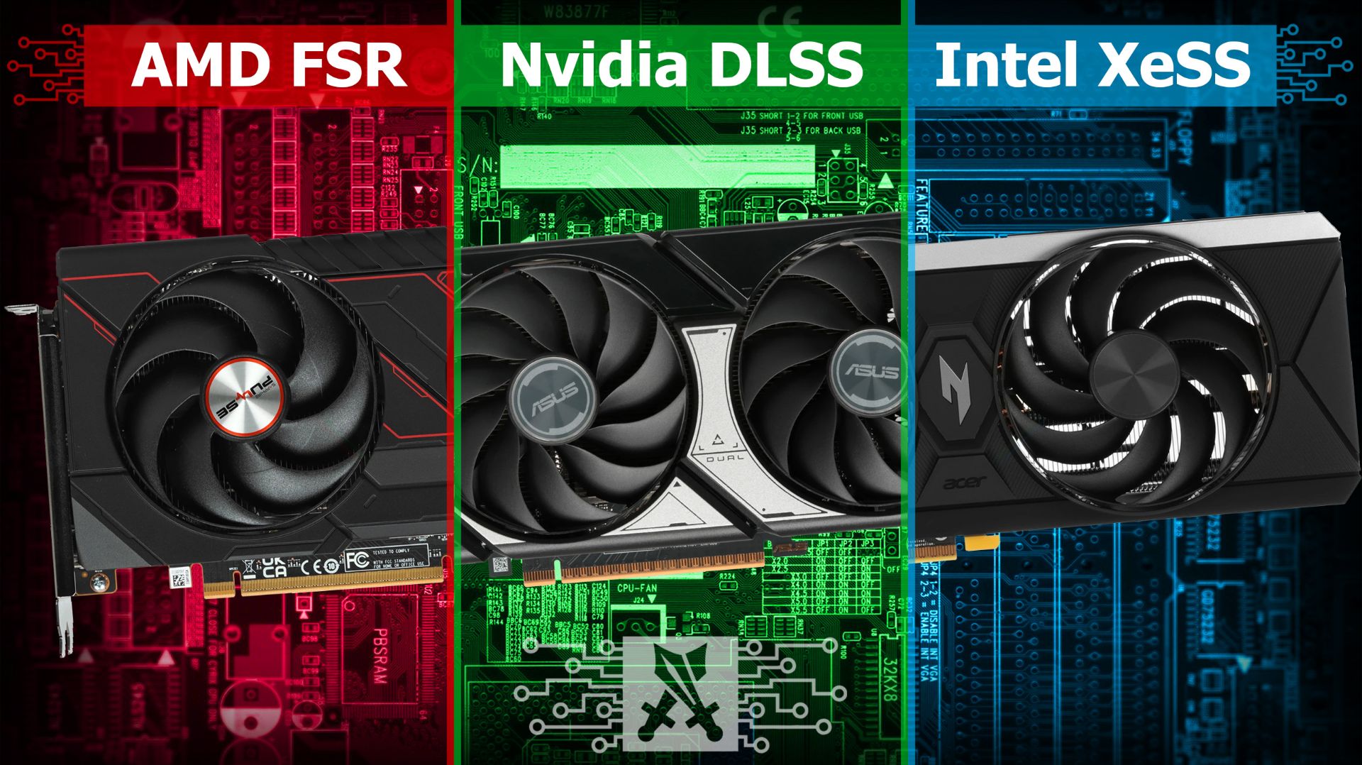 Бюджетный гейминг с апскейлом: DLSS 4.5 на RTX 5060 vs FSR 4.1 на RX 9060 XT vs XeSS 2 на Arc B570 смотреть онлайн