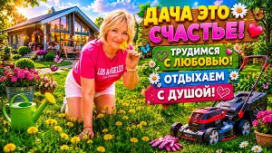 Дача 🌸 Приехал сынок 🤗Трудимся с любовью, отдыхаем с душой!
