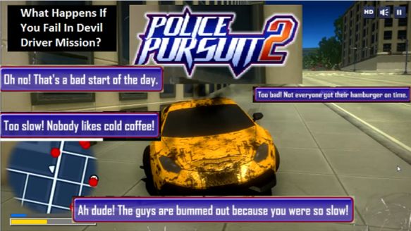 Police Pursuit 2 What Happens If You Lose In Devil Driver Missions?
