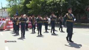 Парад наследников Победы Движения Первых прошел в Махачкале