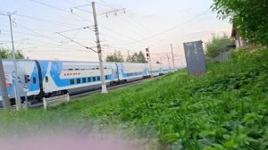 ЭП2К с поездом Москва Санкт Петербург
