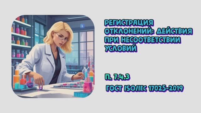 Регистрация отклонений: действия при несоответствии условий