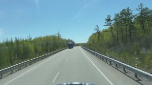Добрался до Благовещенска! Горит трасса Амур!!!