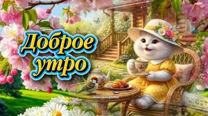 Доброе утро. Хорошего дня. Пусть утро лучиком блистает