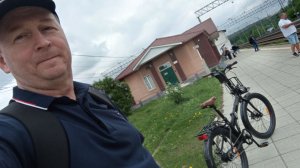 поездка на складном велосипеде шульц с дачи в город на электричке