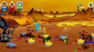 АРХИС, ЛУК И СТРЕЛЫ ну и смерть... Stick war:saga 2v2 deadmatch, но только архис