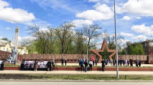 Выставка музея в День Победы в Доме культуры