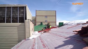 В Магаданской областной больнице начался масштабный капитальный ремонт крыш