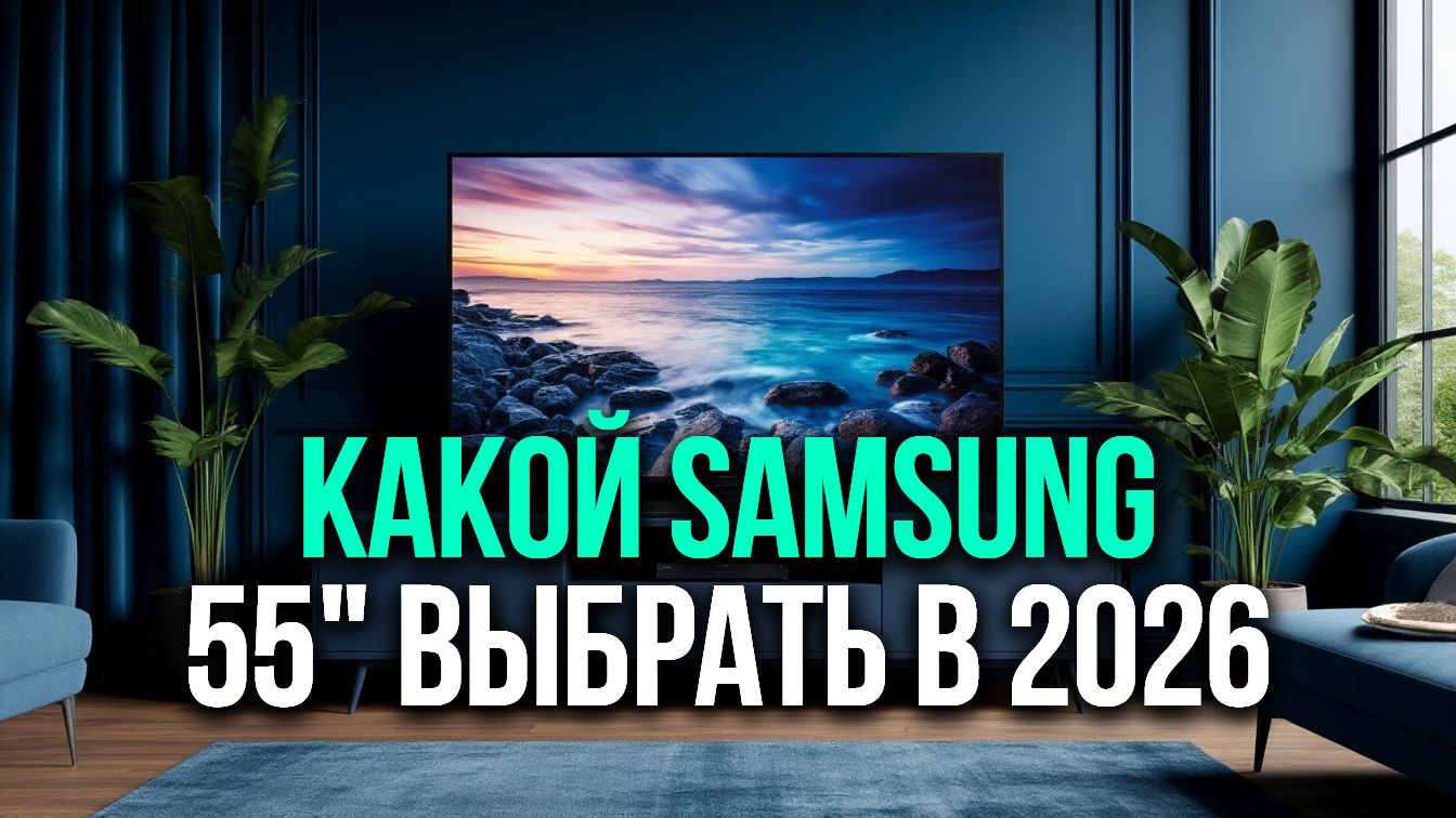 Телевизоры Samsung 55″ 2026: топ‑3 Smart TV с поддержкой PS5 и 4K. смотреть онлайн