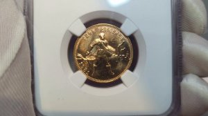 червонец сеятель 1981 ММД в слабе NGC MS64