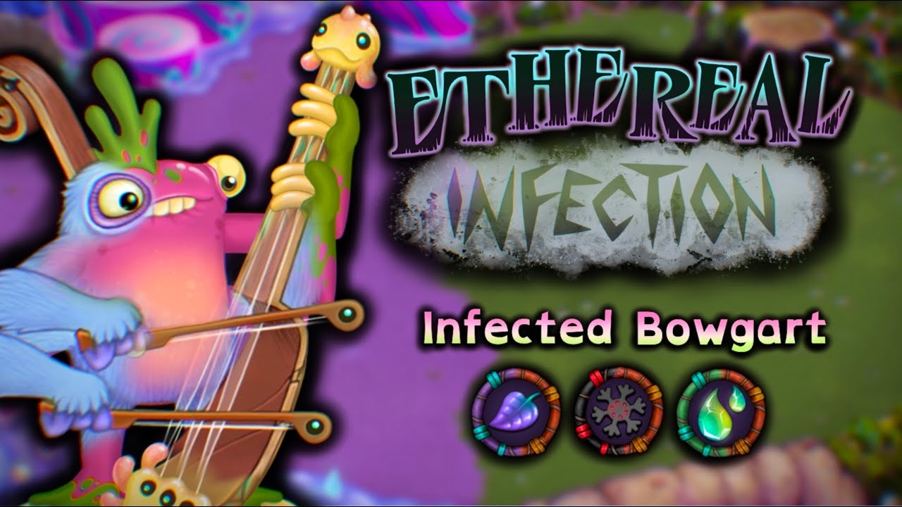 Смычорог - Эфирная Инфекция (Зеркальный Остров Растений) - My Singing Monsters (Мои Поющие Монстры)